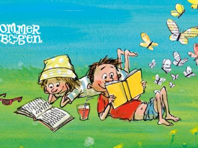 To børn, der læser